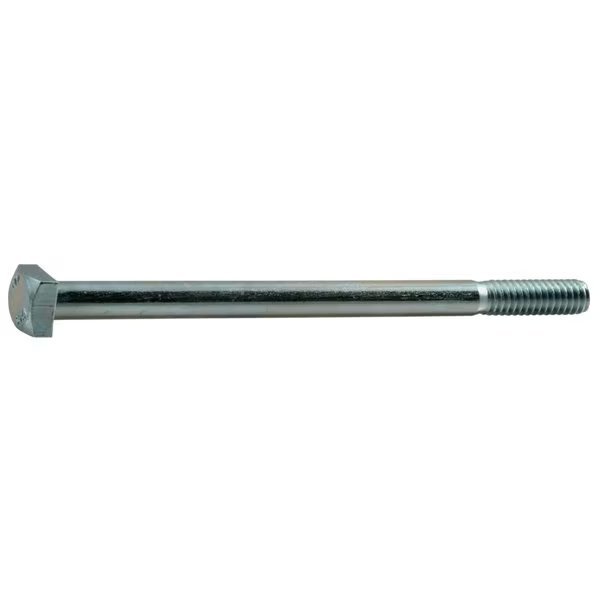 Square Head Bolt, Steel, Grade 2, Zinc Plated, 1/4